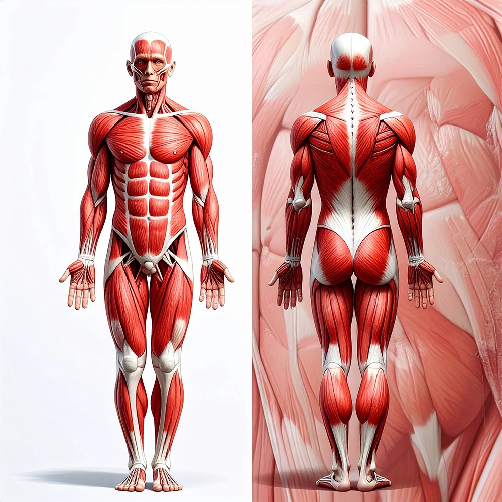 Muskeln und Anatomie